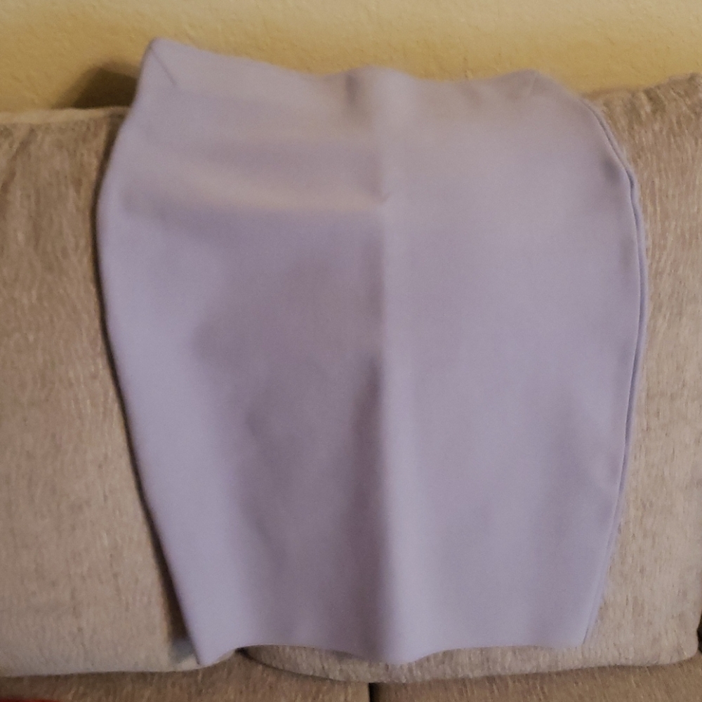 Lavender pencil skirt